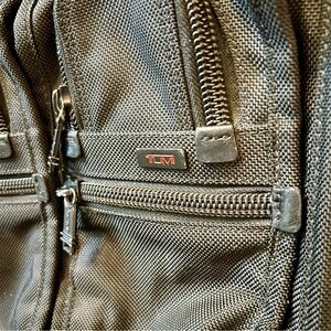 Tumi Black Nylon Briefcase